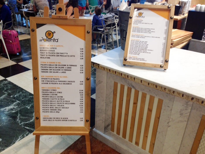 Cartelloni e quadri per negozi